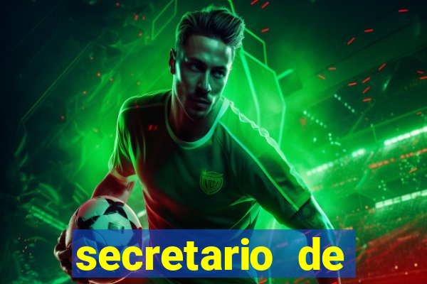 secretario de esporte salario